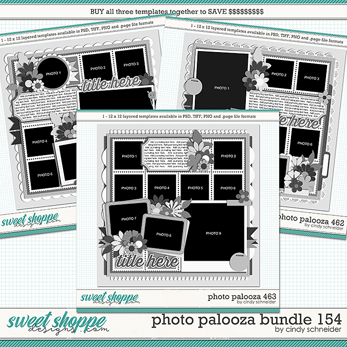 Cindy's Layered Templates - Photo Palooza Bundle 154 by Cindy Schneider