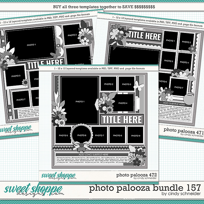 Cindy's Layered Templates - Photo Palooza Bundle 157 by Cindy Schneider
