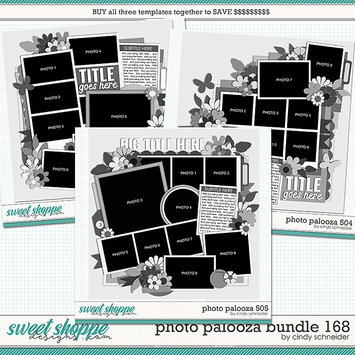 Cindy's Layered Templates - Photo Palooza Bundle 168 by Cindy Schneider