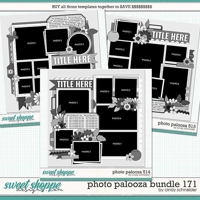 Cindy's Layered Templates - Photo Palooza Bundle 171 by Cindy Schneider