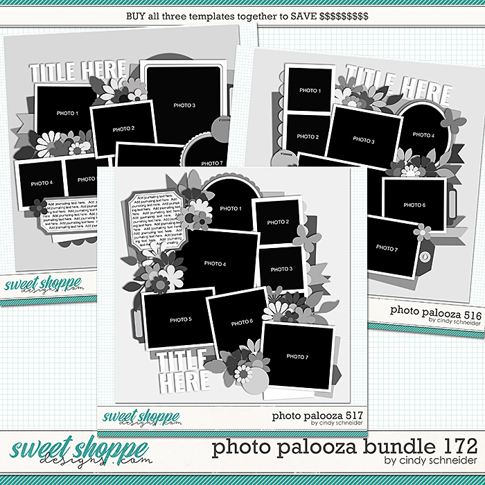 Cindy's Layered Templates - Photo Palooza Bundle 172 by Cindy Schneider