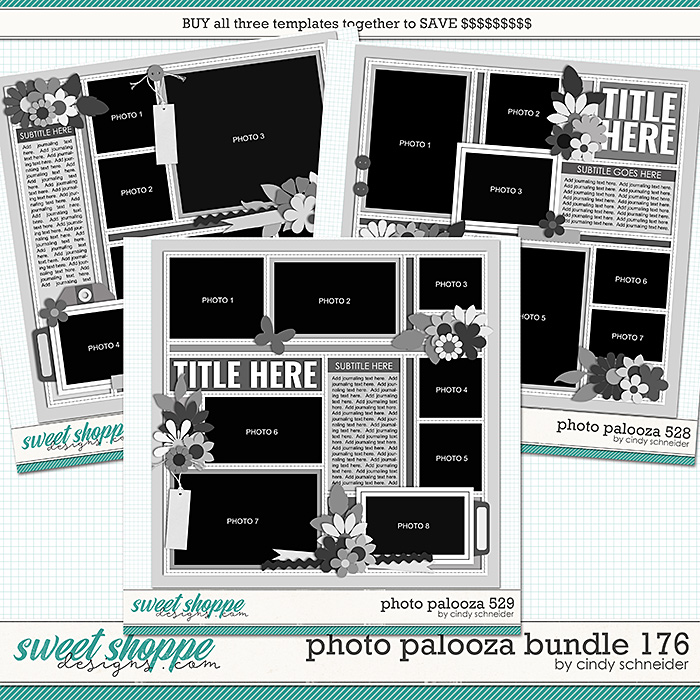 Cindy's Layered Templates - Photo Palooza Bundle 176 by Cindy Schneider