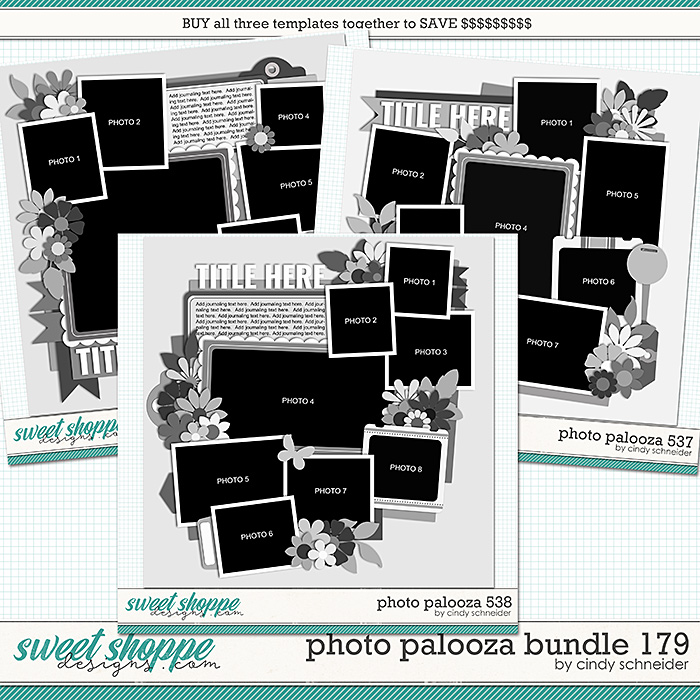 Cindy's Layered Templates - Photo Palooza Bundle 179 by Cindy Schneider