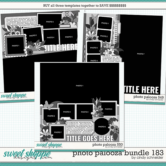Cindy's Layered Templates - Photo Palooza Bundle 183 by Cindy Schneider