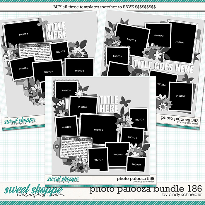 Cindy's Layered Templates - Photo Palooza Bundle 186 by Cindy Schneider