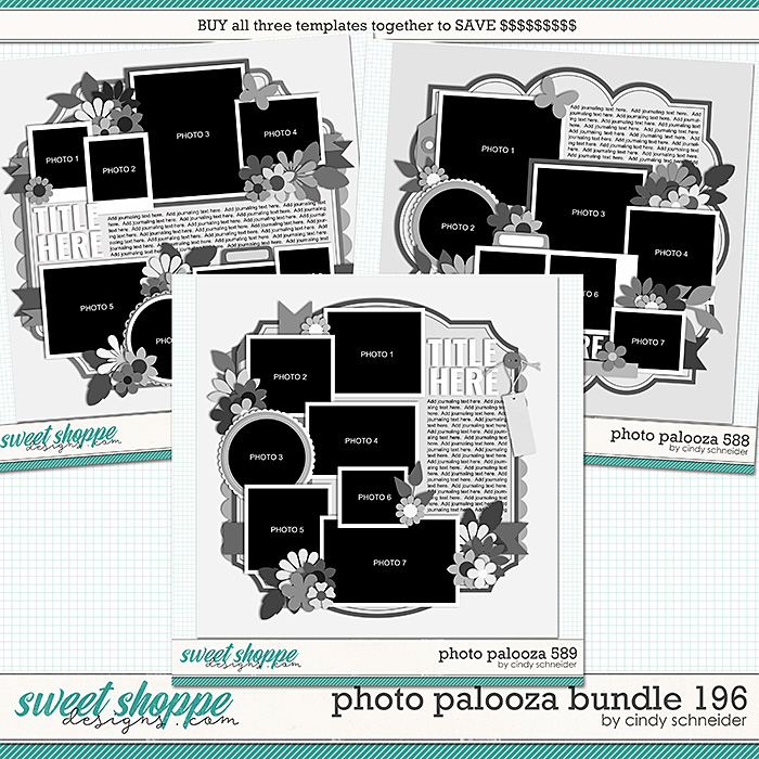 Cindy's Layered Templates - Photo Palooza Bundle 196 by Cindy Schneider