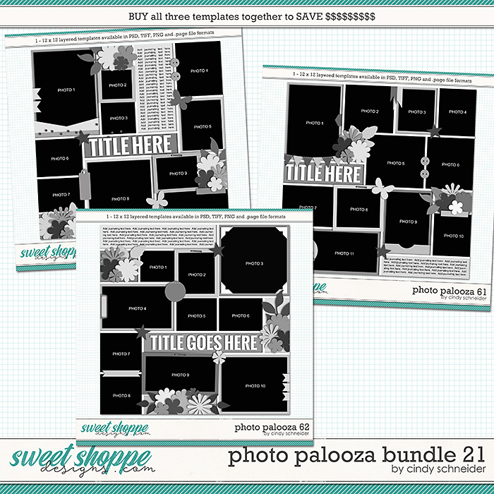 Cindy's Layered Templates - Photo Palooza Bundle 21 by Cindy Schneider