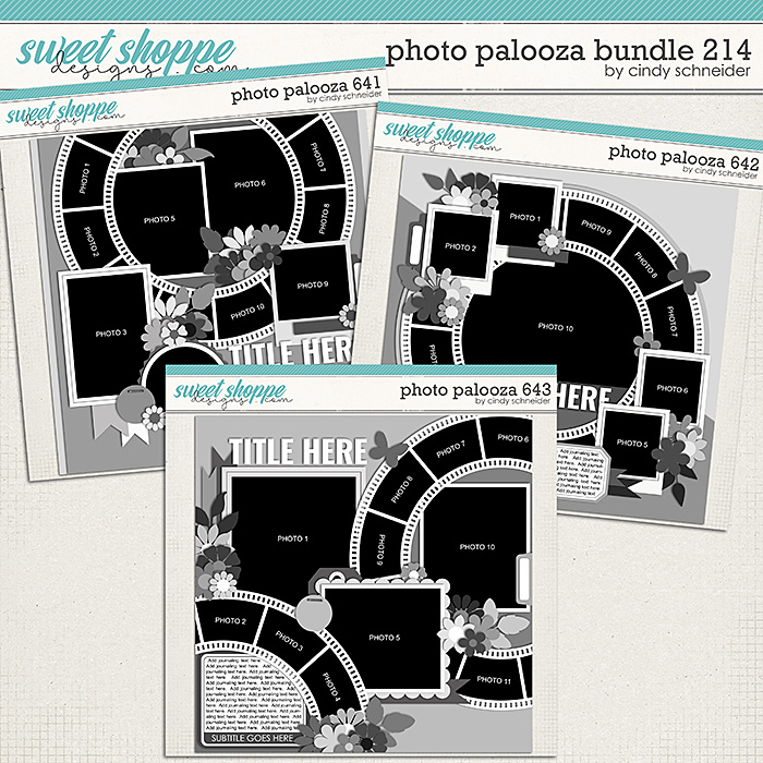 Cindy's Layered Templates - Photo Palooza Bundle 214 by Cindy Schneider