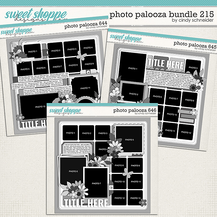 Cindy's Layered Templates - Photo Palooza Bundle 215 by Cindy Schneider