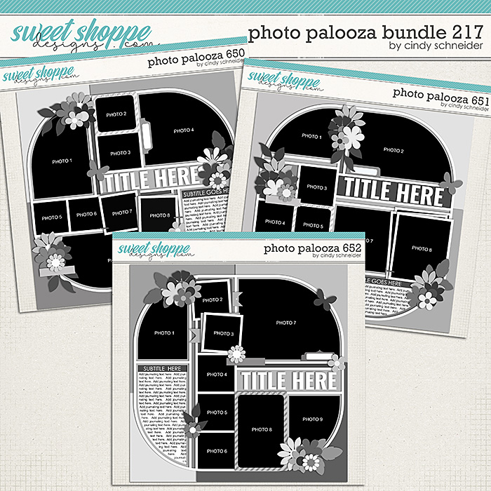 Cindy's Layered Templates - Photo Palooza Bundle 217 by Cindy Schneider