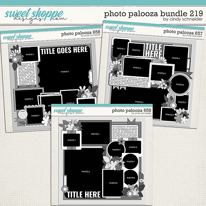 Cindy's Layered Templates - Photo Palooza Bundle 219 by Cindy Schneider