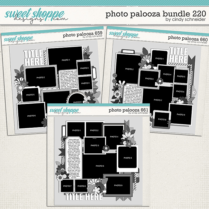 Cindy's Layered Templates - Photo Palooza Bundle 220 by Cindy Schneider