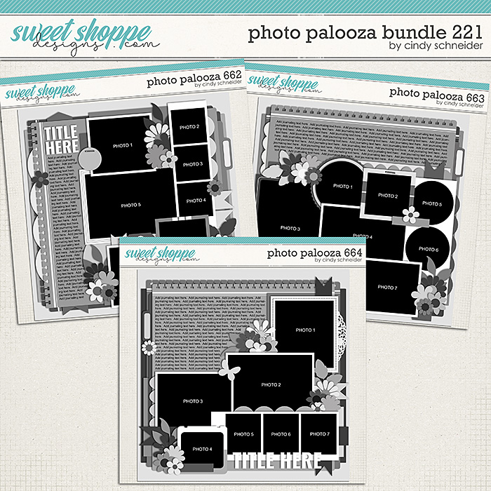 Cindy's Layered Templates - Photo Palooza Bundle 221 by Cindy Schneider