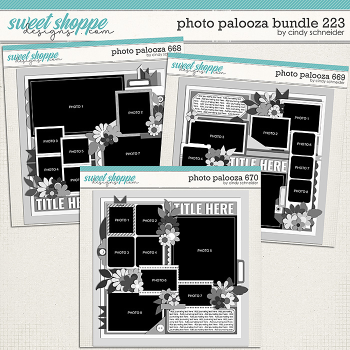 Cindy's Layered Templates - Photo Palooza Bundle 223 by Cindy Schneider