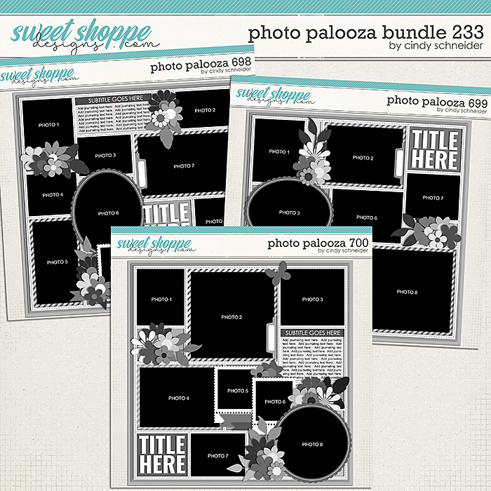 Cindy's Layered Templates - Photo Palooza Bundle 233 by Cindy Schneider