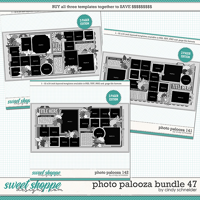 Cindy's Layered Templates - Photo Palooza Bundle 47 by Cindy Schneider