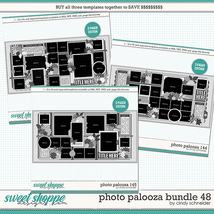 Cindy's Layered Templates - Photo Palooza Bundle 48 by Cindy Schneider