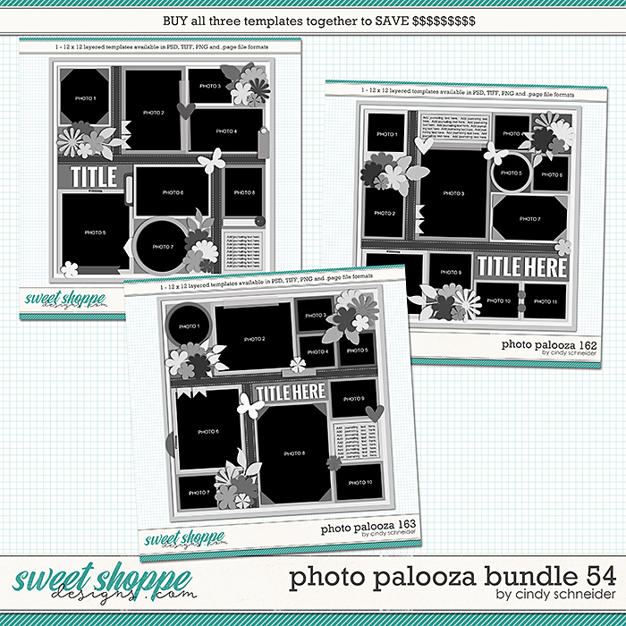 Cindy's Layered Templates - Photo Palooza Bundle 54 by Cindy Schneider
