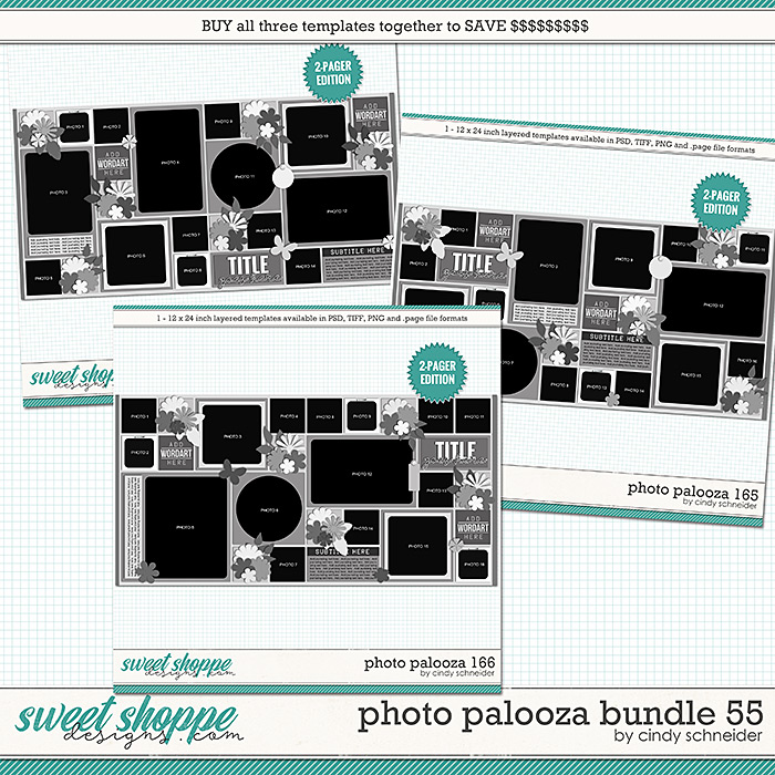 Cindy's Layered Templates - Photo Palooza Bundle 55 by Cindy Schneider