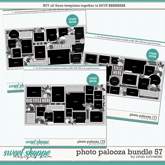 Cindy's Layered Templates - Photo Palooza Bundle 57 by Cindy Schneider