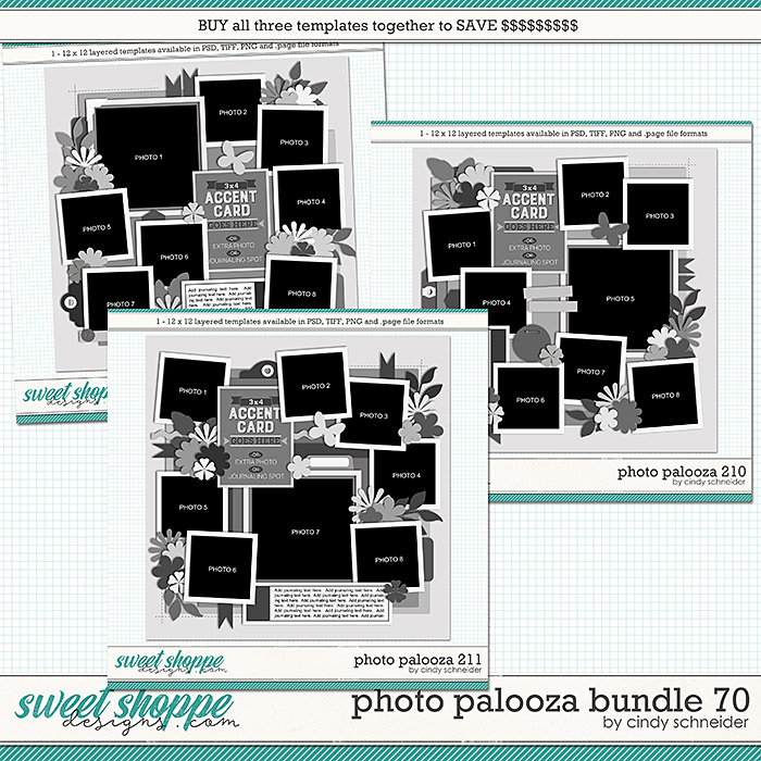 Cindy's Layered Templates - Photo Palooza Bundle 70 by Cindy Schneider