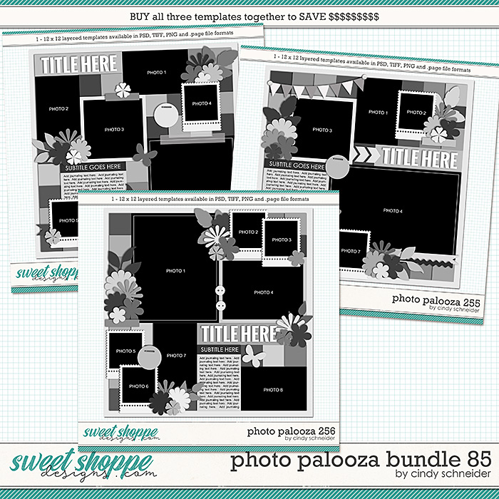 Cindy's Layered Templates - Photo Palooza Bundle 85 by Cindy Schneider