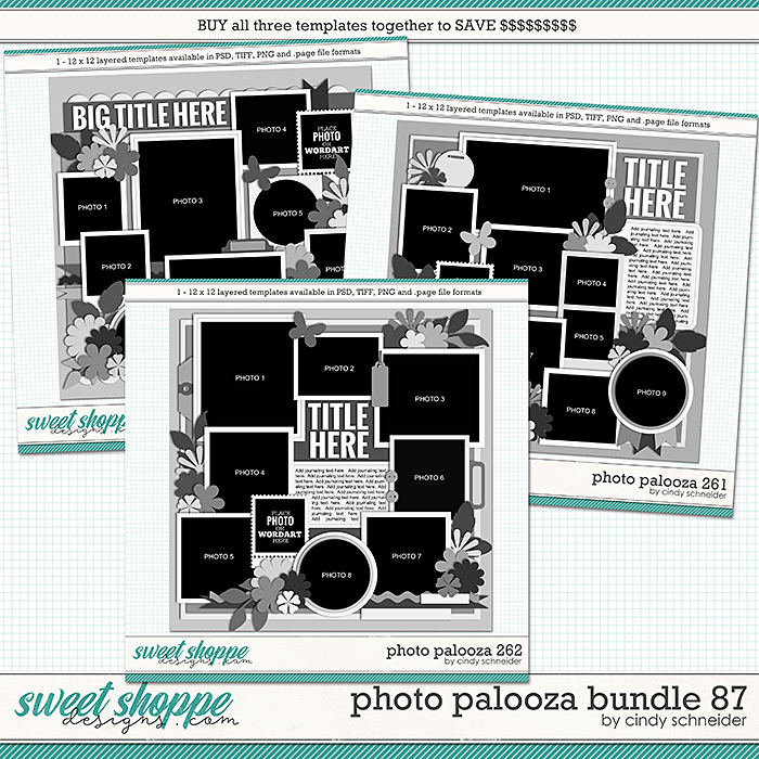 Cindy's Layered Templates - Photo Palooza Bundle 87 by Cindy Schneider