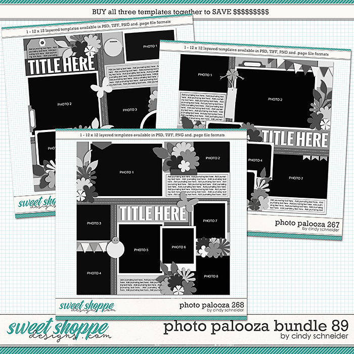 Cindy's Layered Templates - Photo Palooza Bundle 89 by Cindy Schneider