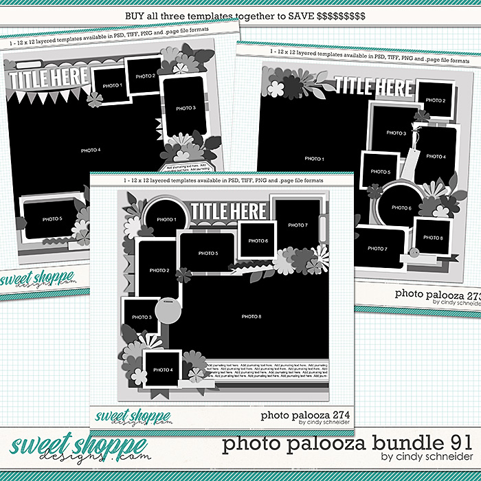 Cindy's Layered Templates - Photo Palooza Bundle 91 by Cindy Schneider