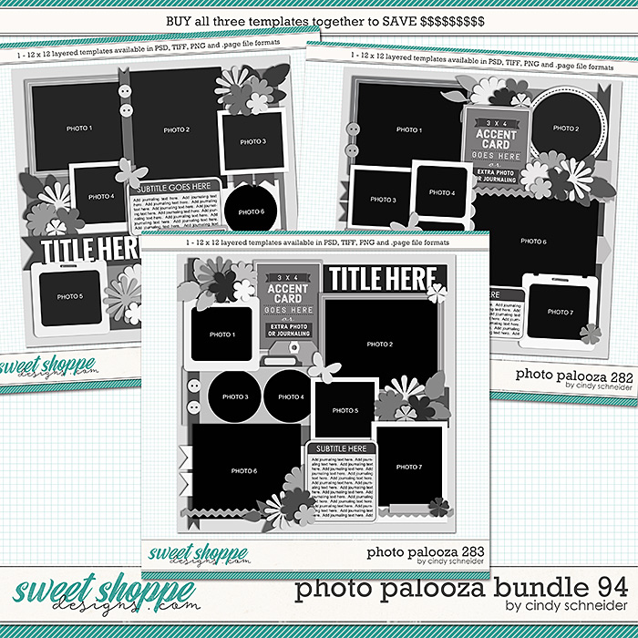 Cindy's Layered Templates - Photo Palooza Bundle 94 by Cindy Schneider