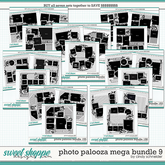 Cindy's Layered Templates - Photo Palooza Mega Bundle 9 by Cindy Schneider