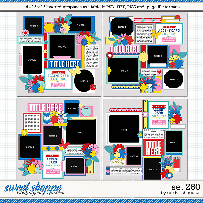 Cindy's Layered Templates - Set 260 by Cindy Schneider