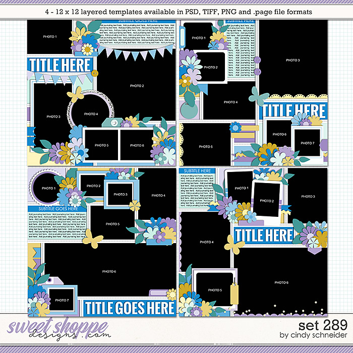 Cindy's Layered Templates - Set 289 by Cindy Schneider