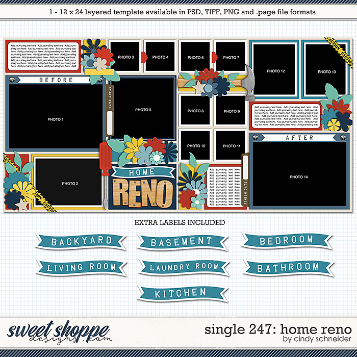 Cindy's Layered Templates - Single 247: Home Reno by Cindy Schneider