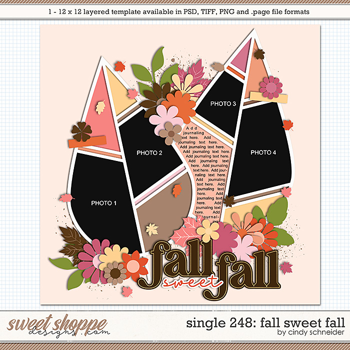 Cindy's Layered Templates - Single 248: Fall Sweet Fall by Cindy Schneider