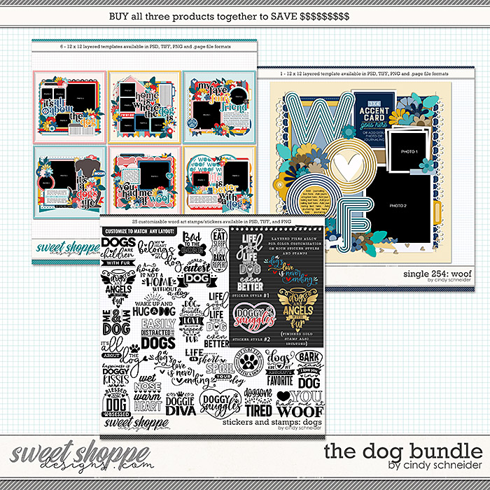 Cindy's Layered Templates - The Dog Bundle by Cindy Schneider