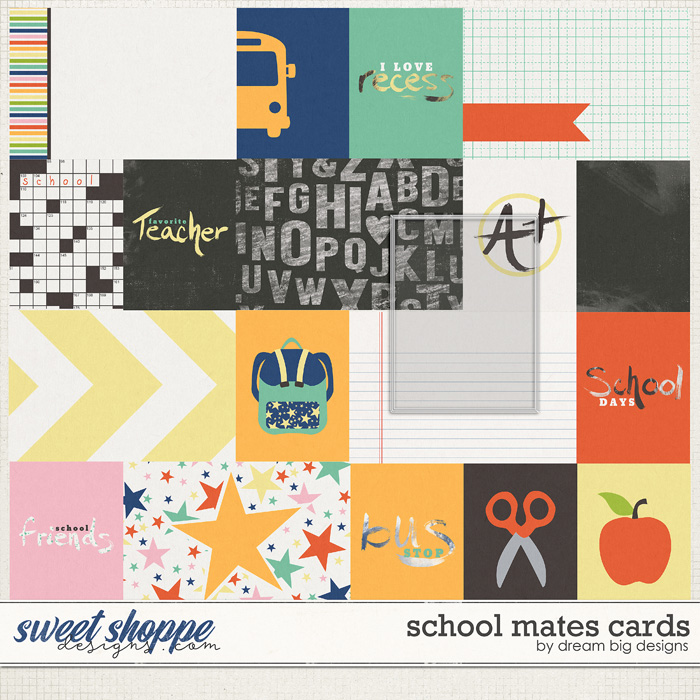 School Mates Cards by Dream Big Designs School Mates Cards by Dream Big Designs