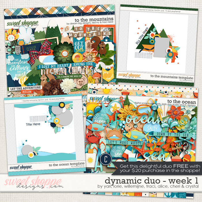 *FREE with your $20 Purchase* Dynamic Duo #1 by Alice, Cheri, Crystal, Lorie, Traci, Willemijne & Yari