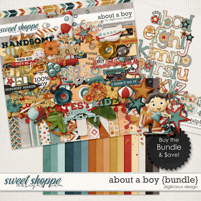 About A Boy {Bundle} by Digilicious Design