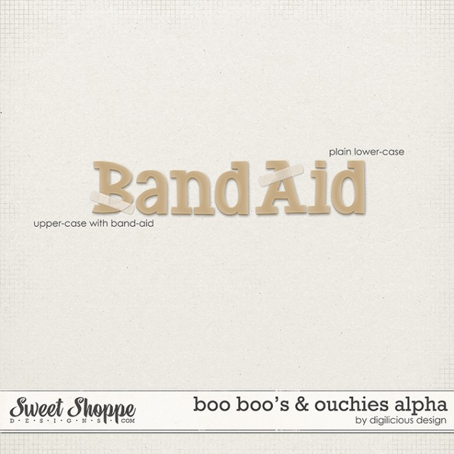Boo Boo's & Ouchies Alpha by Digilicious Design
