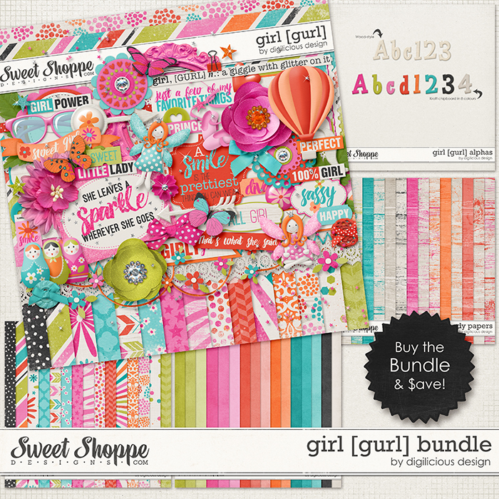 Girl Bundle by Digilicious Design Girl Bundle by Digilicious Design