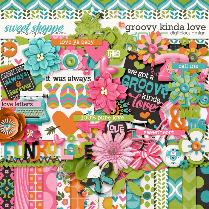 Groovy Kinda Love by Digilicious Design