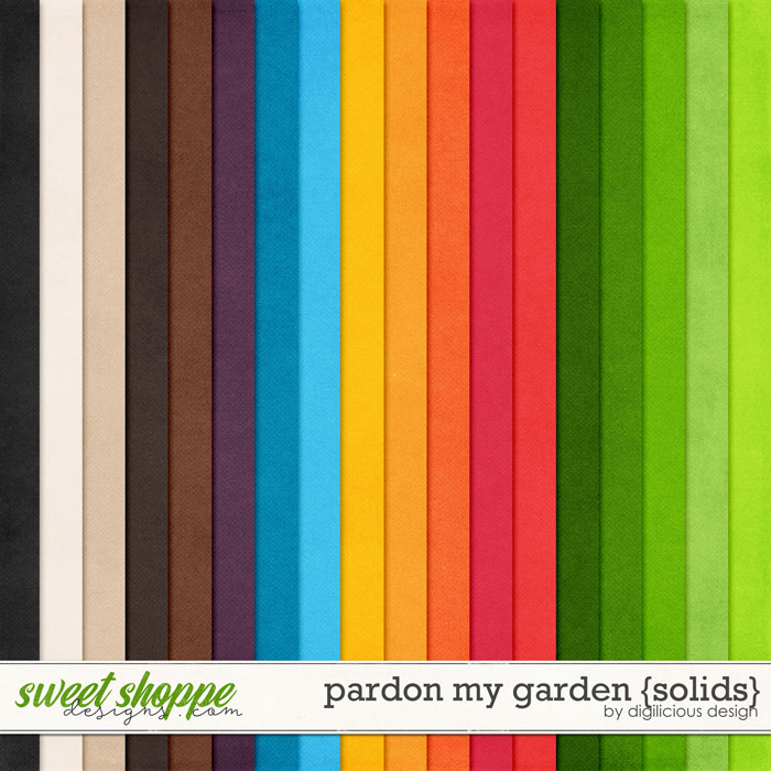 Pardon My Garden {Solids} by Digilicious Design