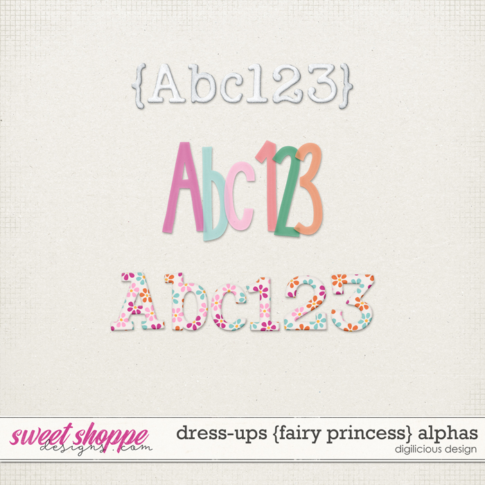 Dress-ups {Fairy Princess} Alphas by Digilicious Design