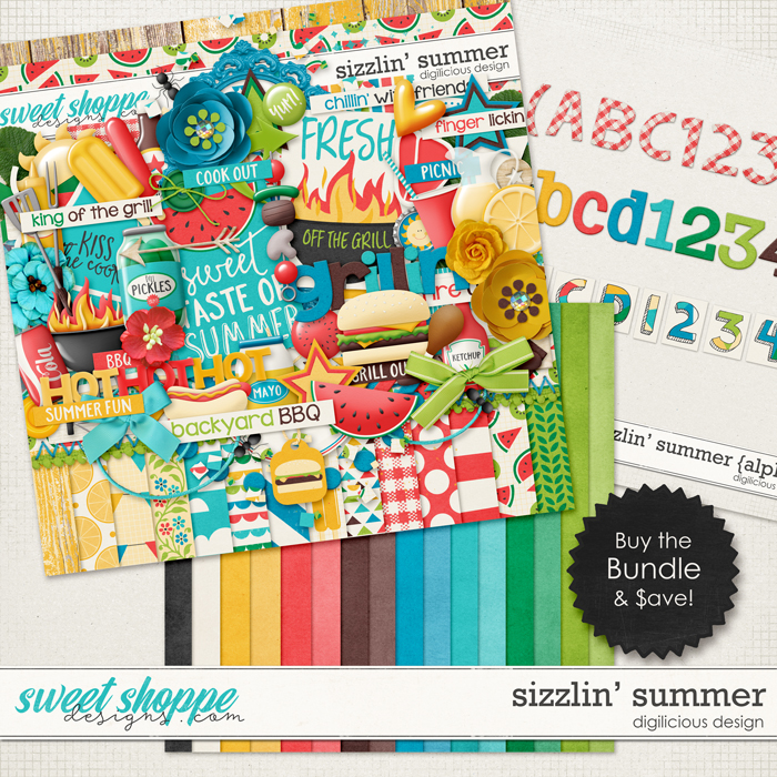 Sizzlin' Summer {Bundle} by Digilicious Design