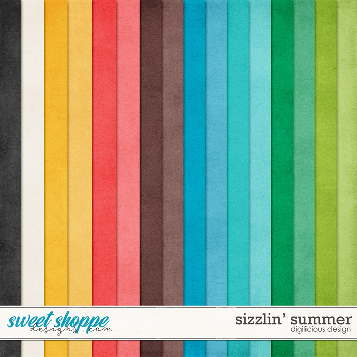 Sizzlin' Summer {Solids} by Digilicious Design