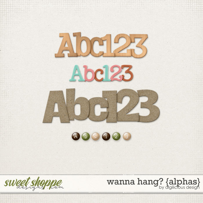 Wanna Hang? {Alphas} by Digilicious Design