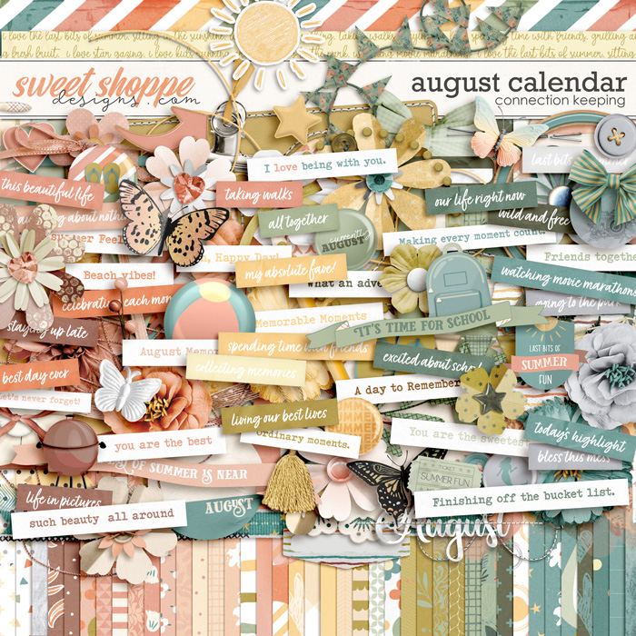 August Calendar Kit by Connection Keeping
