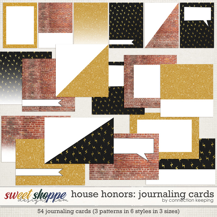 House Honors Extra Journal Card by Connection Keeping