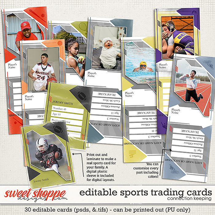 Quite Sporting Editable Sports Cards Templates by Connection Keeping